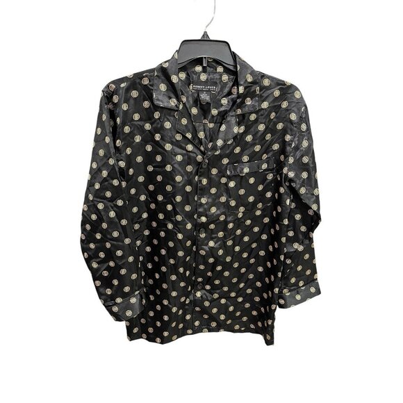 Robert Louis Silk/Poly Luxury Satin Pajamas Women's Size Small Button Up Shirt - Picture 1 of 6